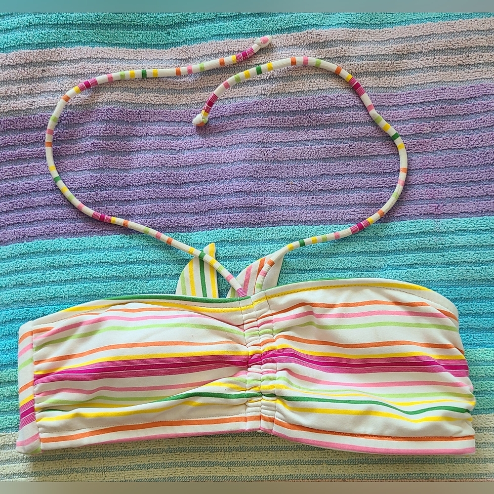 Striped Bikini Top